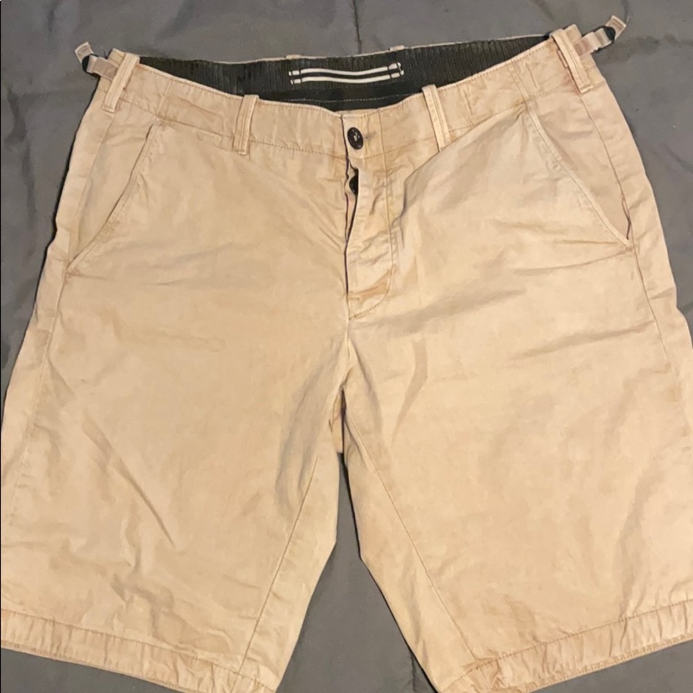 Stone Island Khaki Shorts